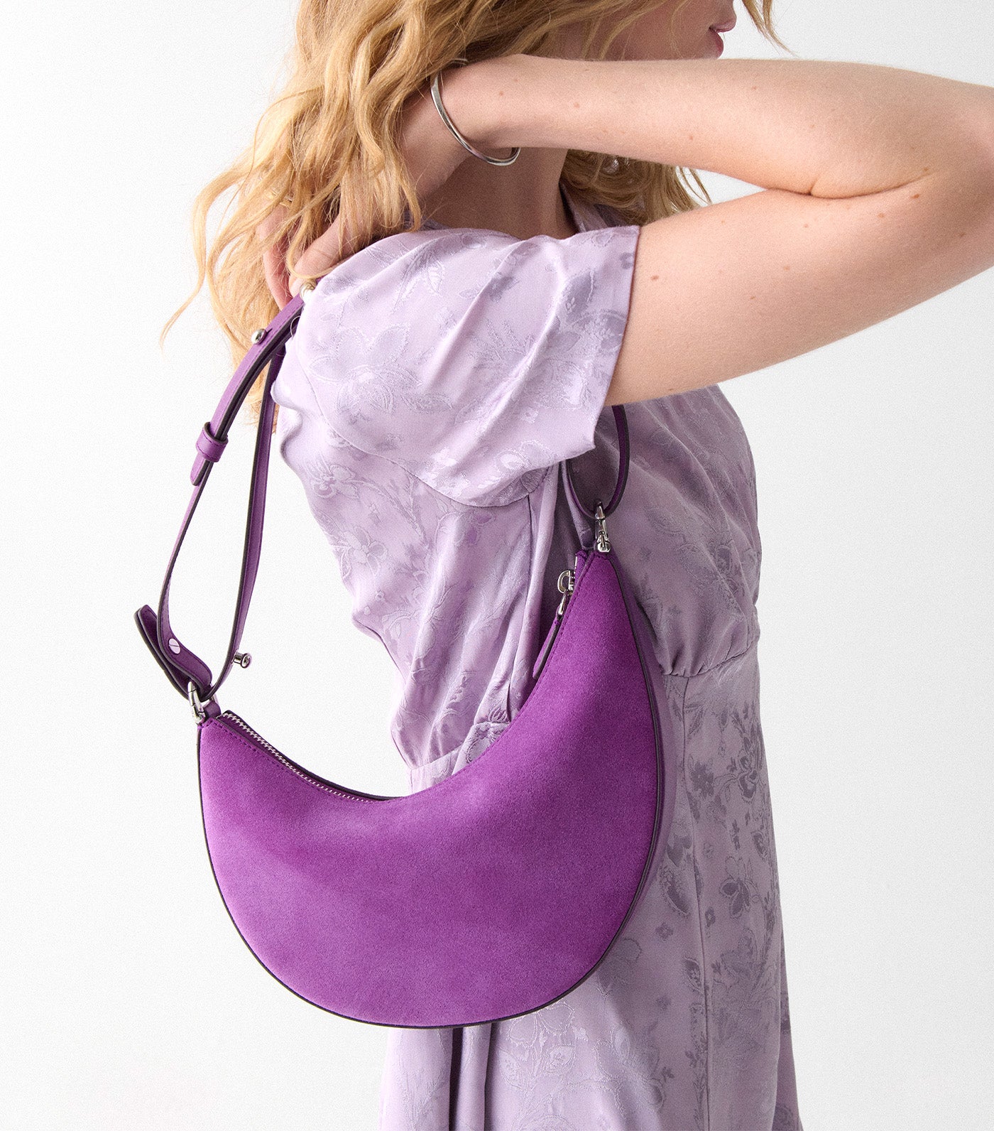 Duo Suede Crossbody Night Shade