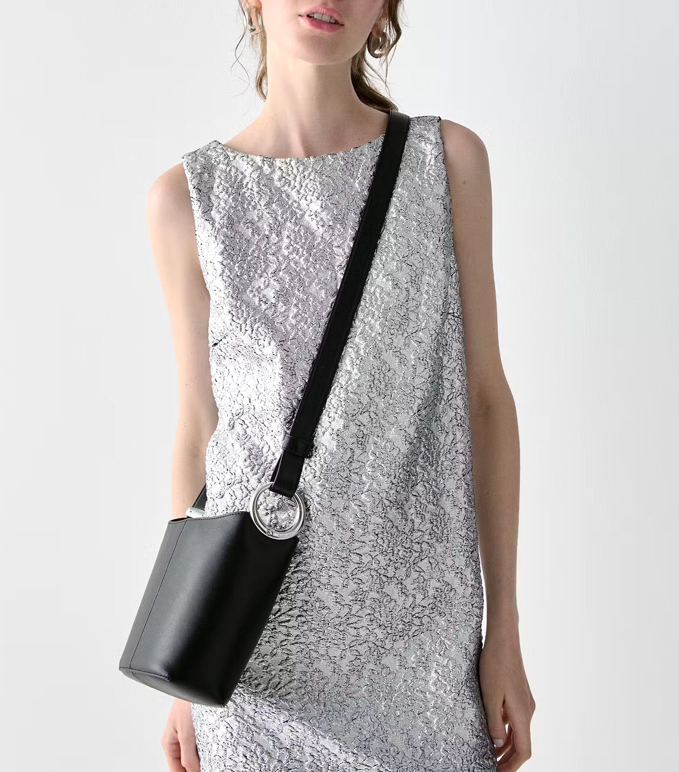 Halo Mini Bucket Bag Black