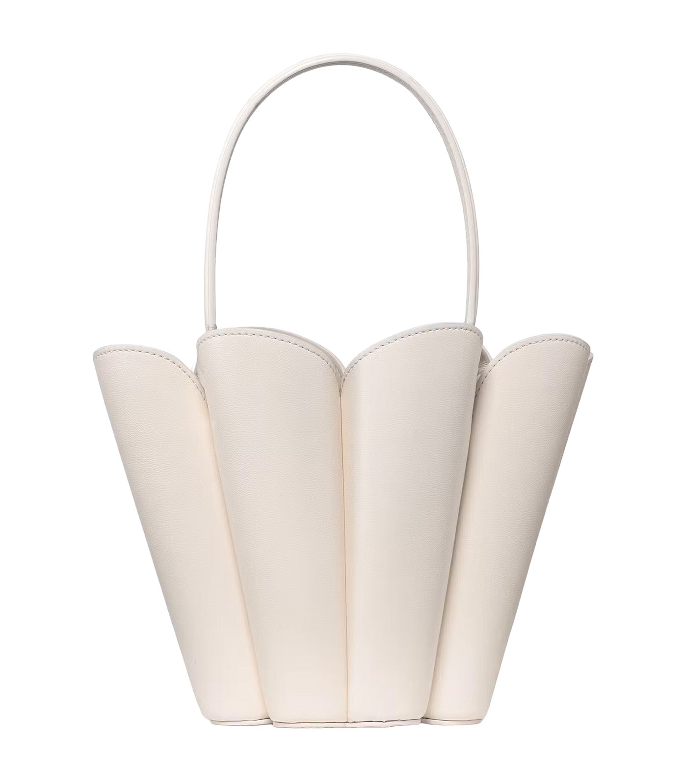 The Spade Flower Bucket Bag Cream