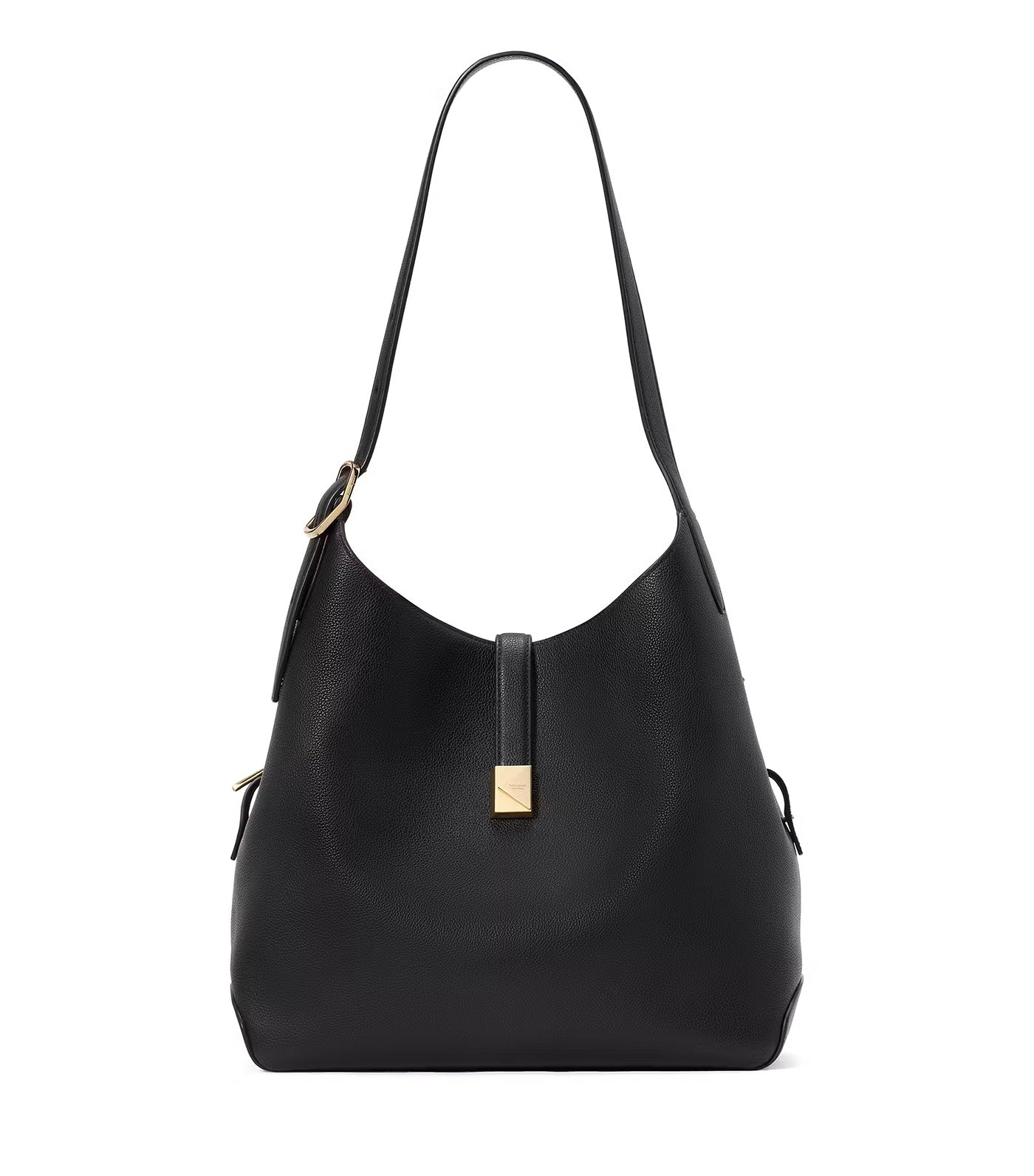 Deco Large Shoulder Bag Black