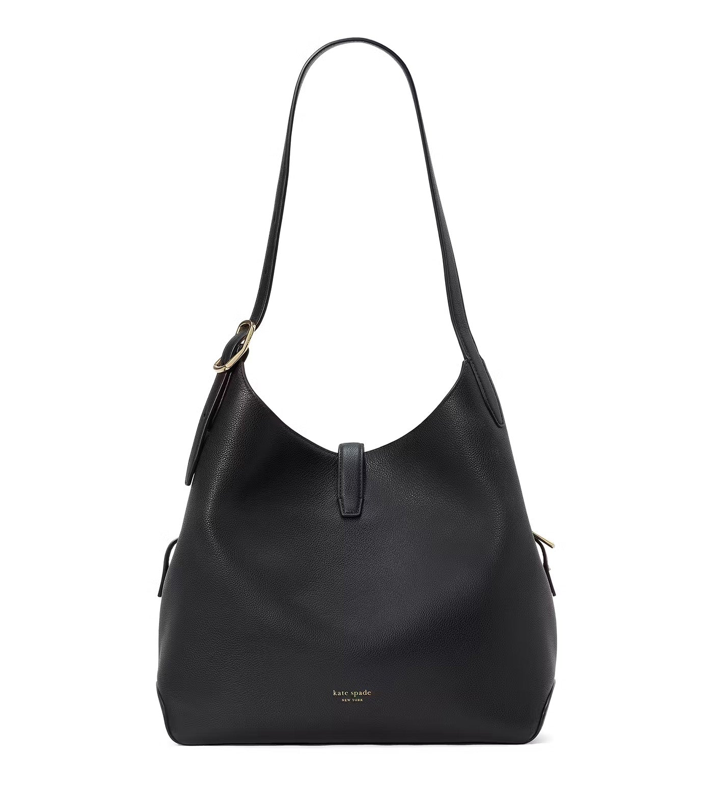 Deco Large Shoulder Bag Black