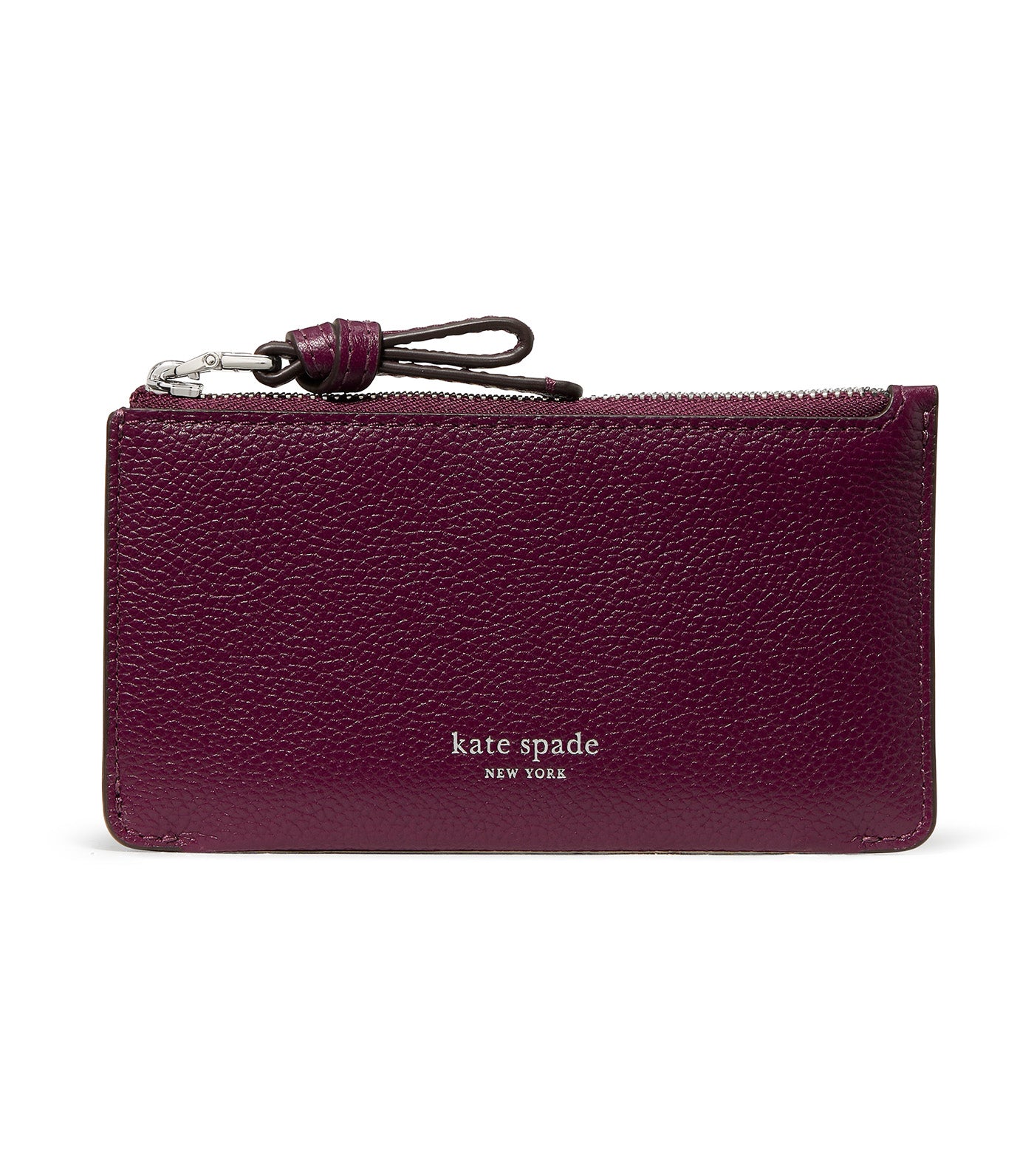 Loop East West Zip Card Case Purple Agate