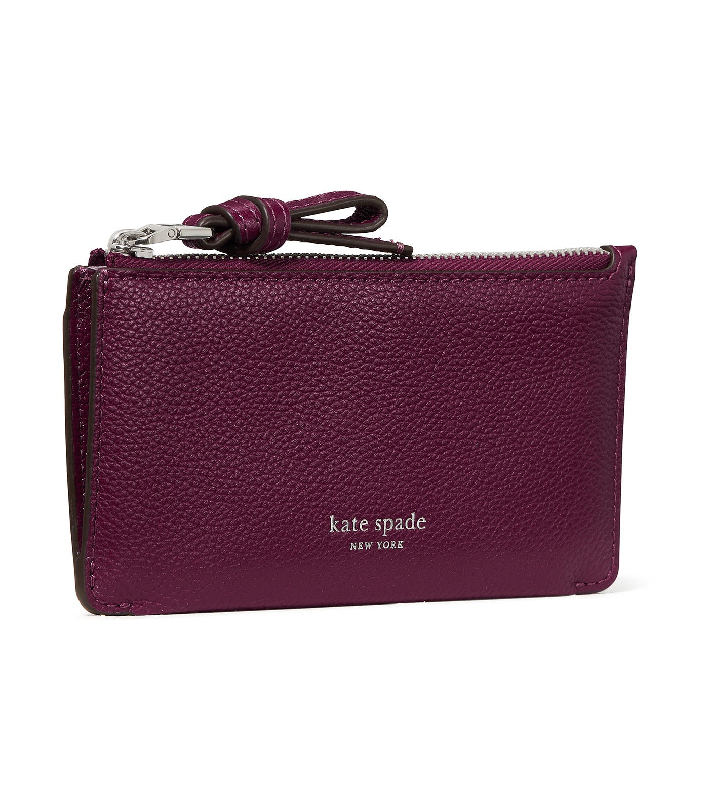 Loop East West Zip Card Case Purple Agate