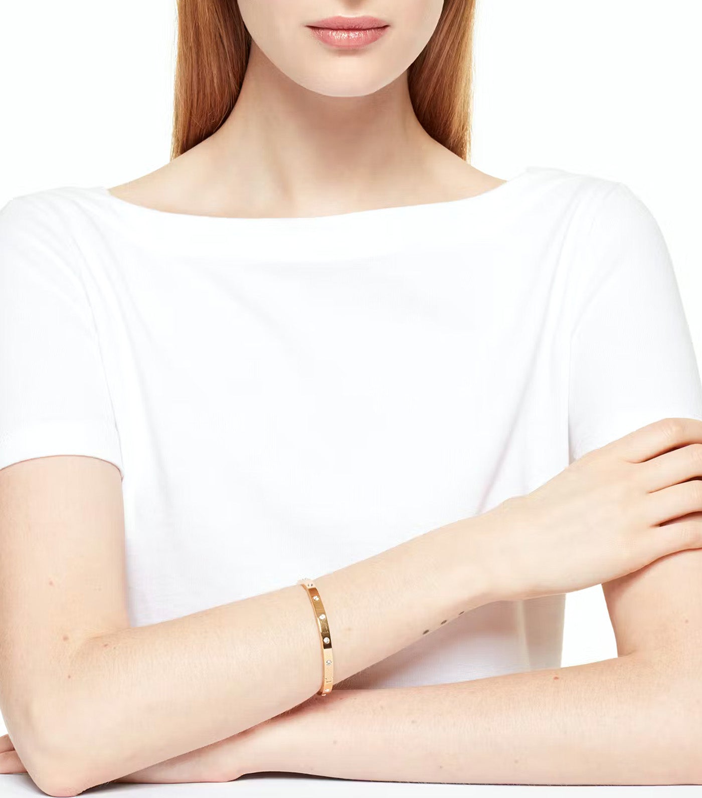 Set in Stone Hinged Bangle