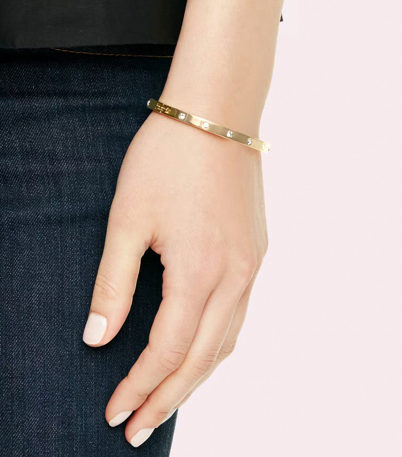 Set in Stone Hinged Bangle