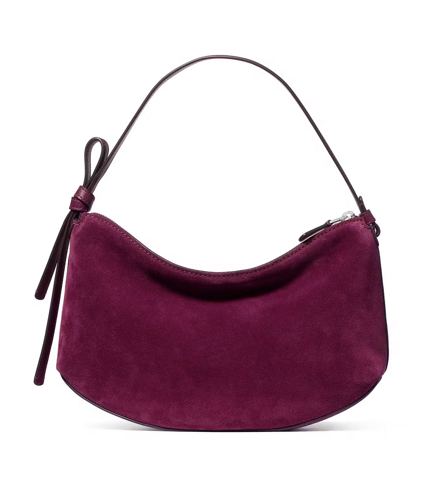 Loop Suede Shoulder Bag