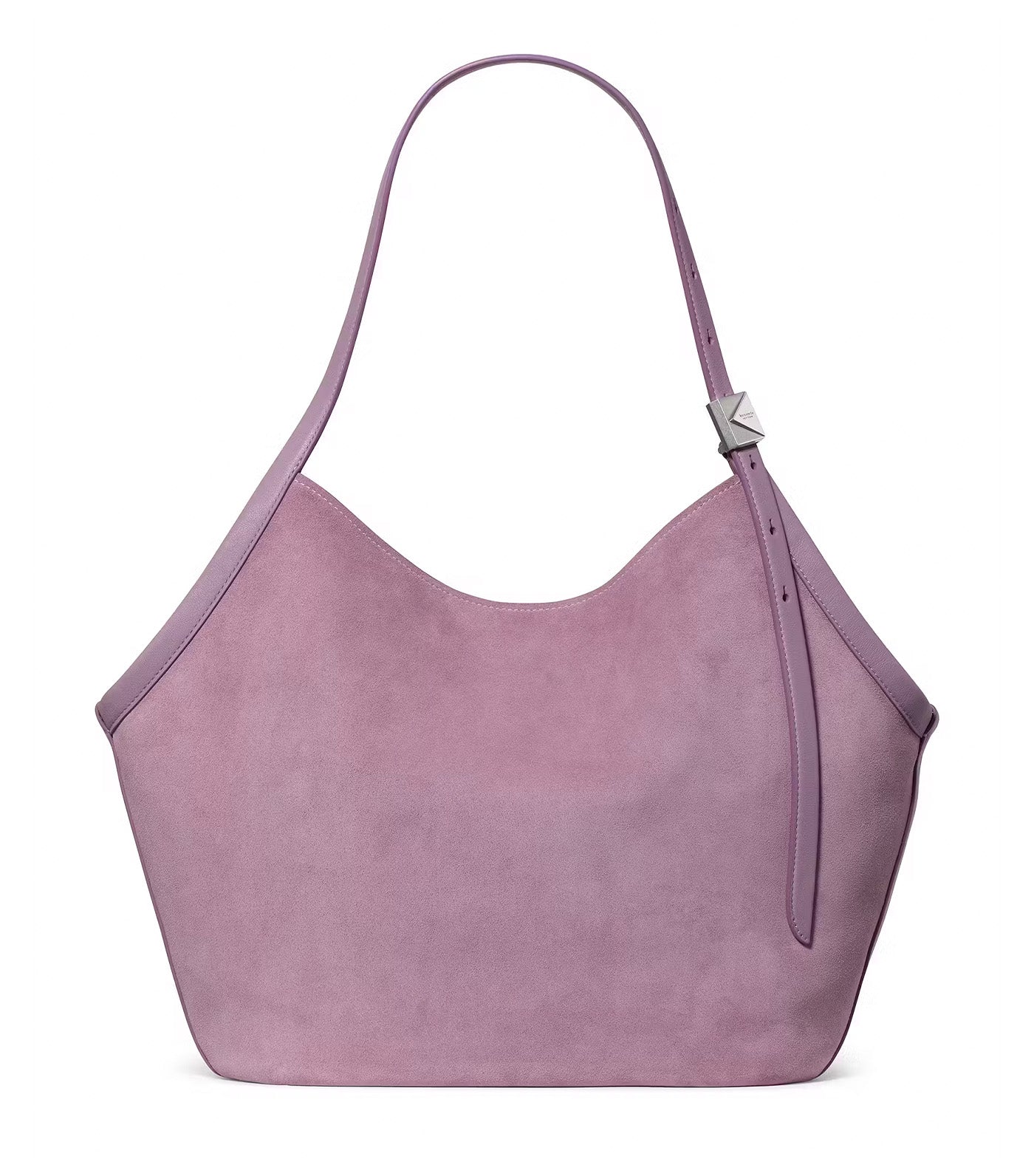 Deco Suede Tulip Tote Market Purple