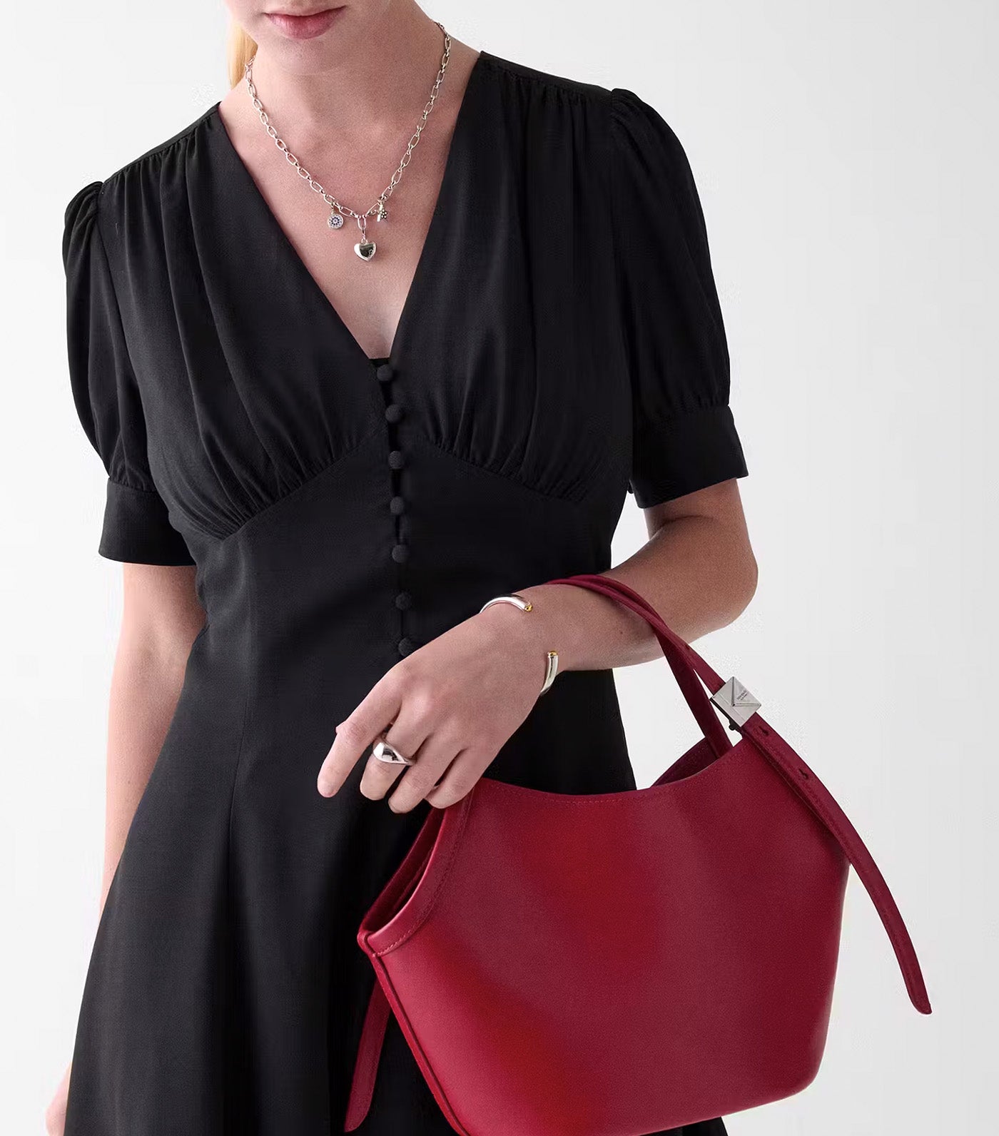 Deco Small Tulip Tote Bag Red Jam