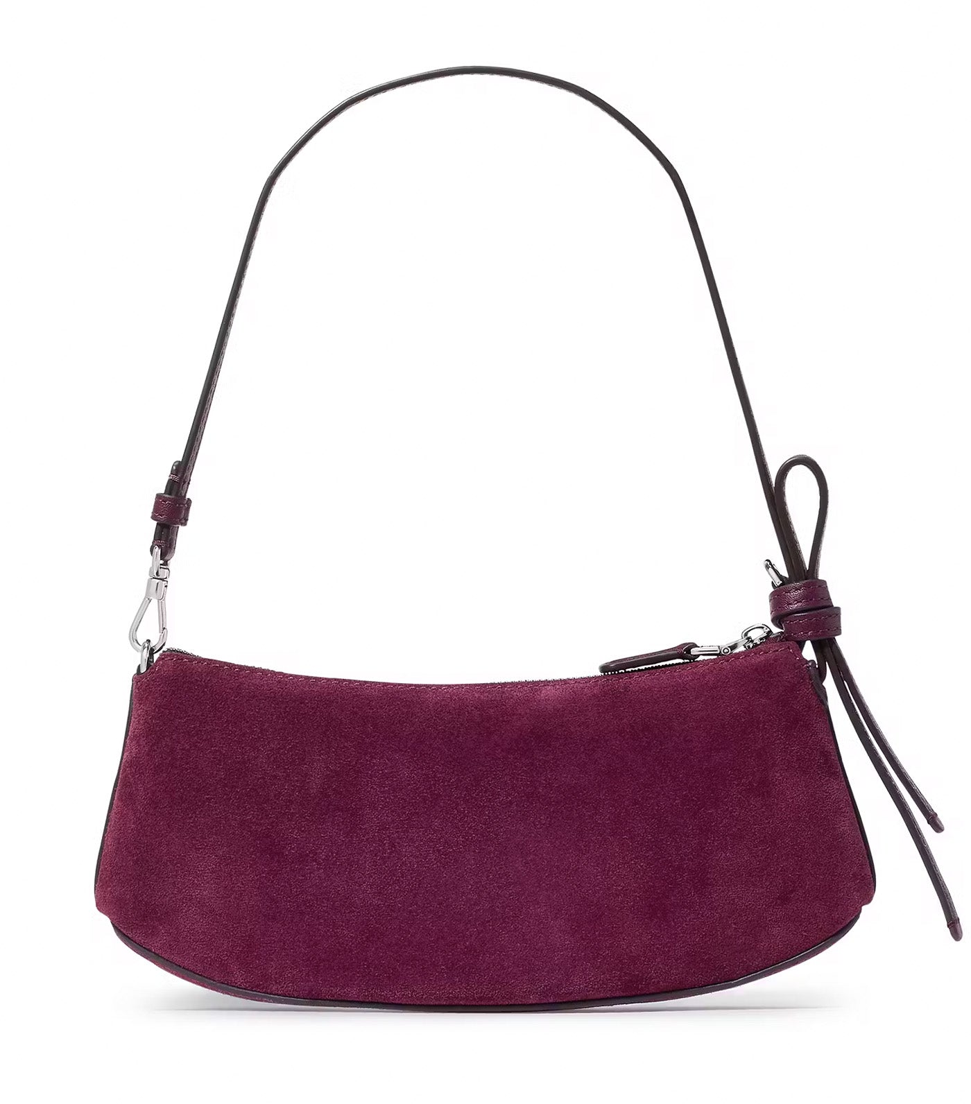 Loop Suede Pochette Purple Agate
