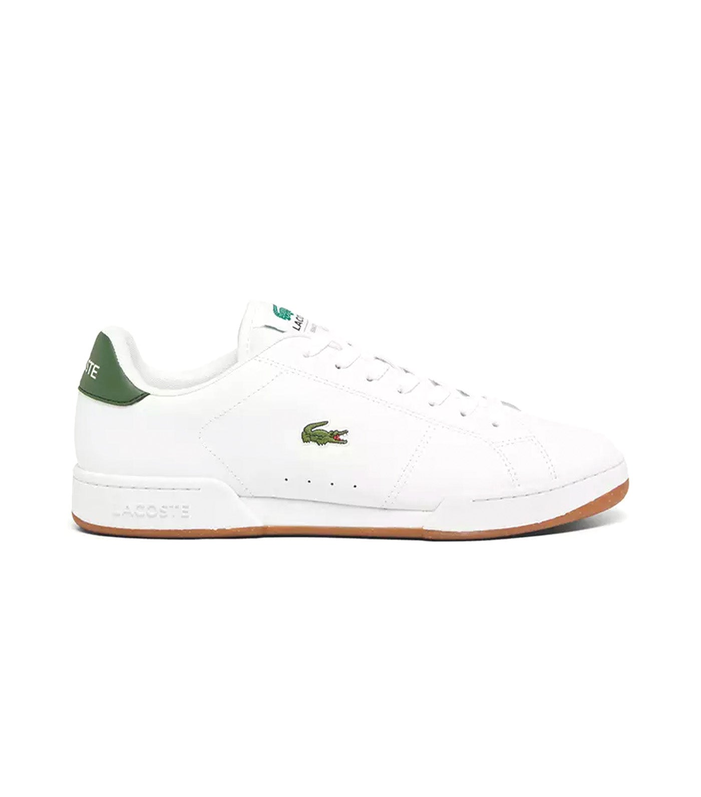 Men's Carnaby Cup Leather Sneakers White/Dark Green