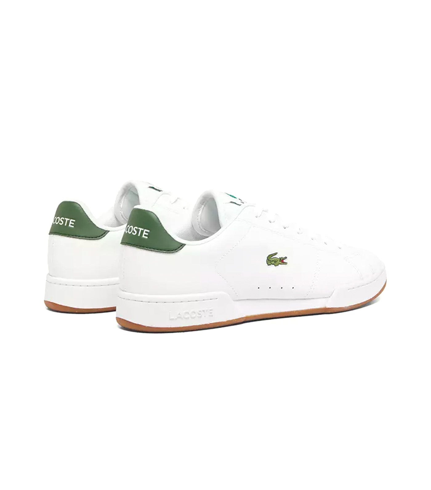 Men's Carnaby Cup Leather Sneakers White/Dark Green