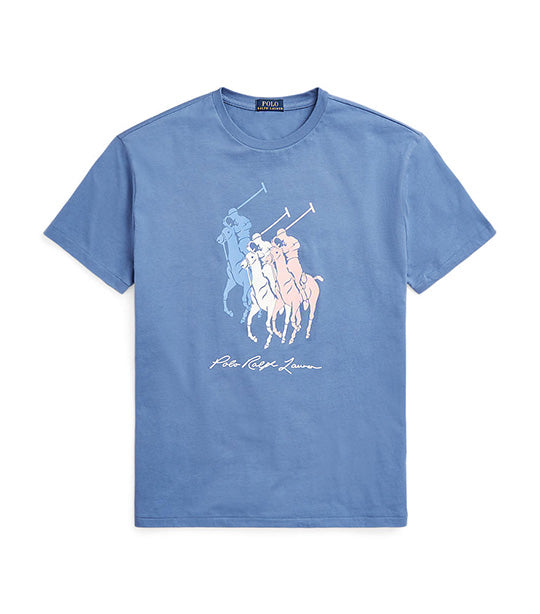 Men's Classic Fit Big Pony Jersey T-Shirt French Blue
