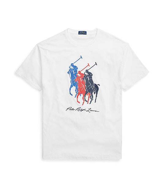 Men's Classic Fit Big Pony Jersey T-Shirt White