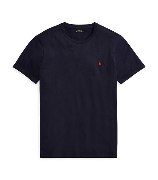 Men's Custom Slim Fit Jersey Crewneck T-Shirt Ink