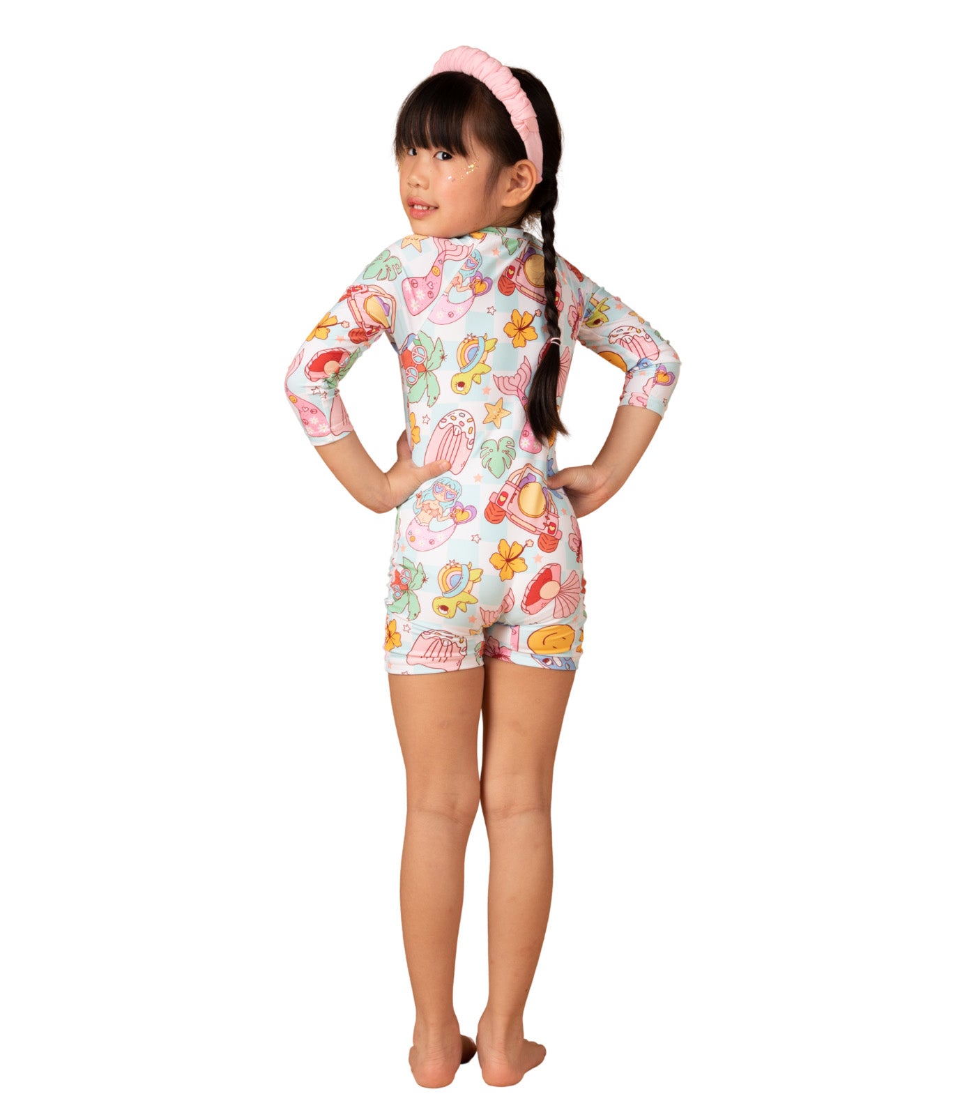 Isla Longsleeves Rashguard Pink Starfish