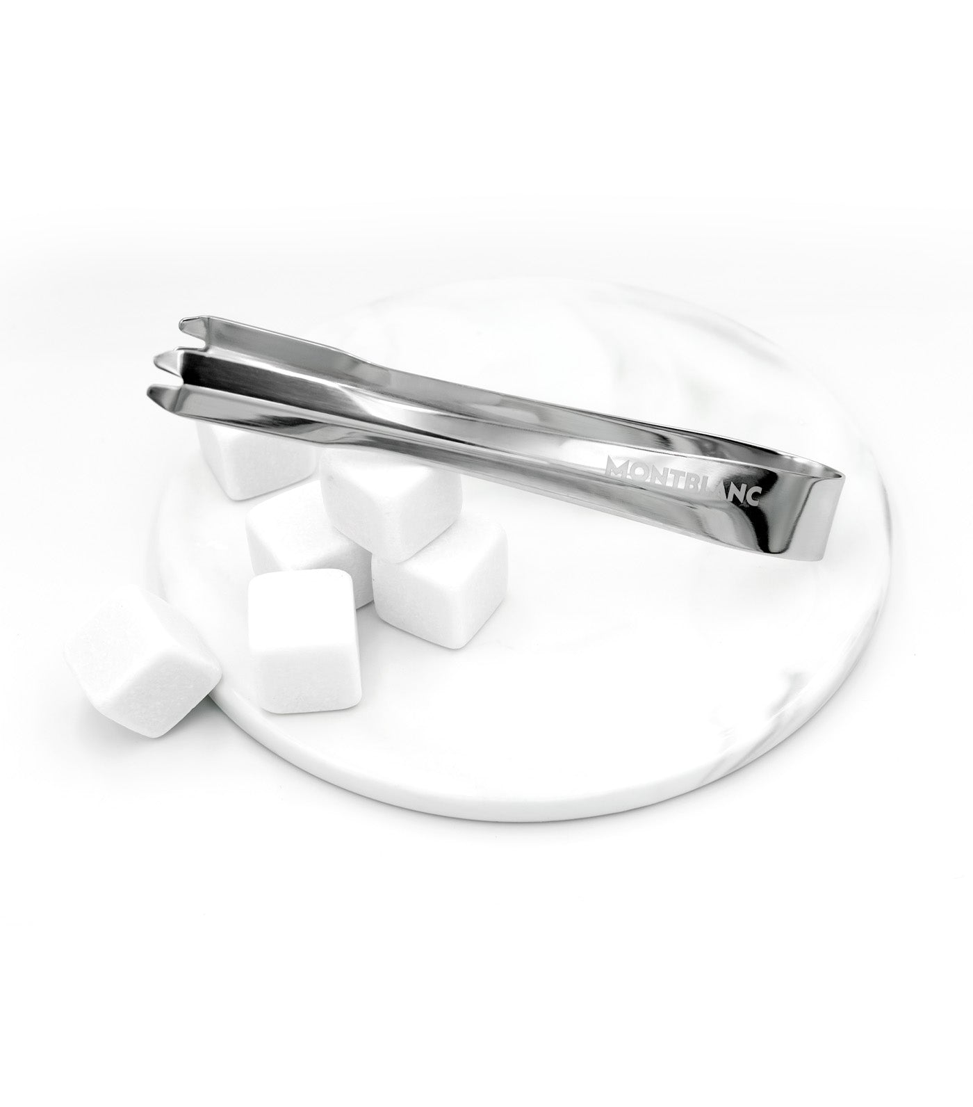 Complimentary Glacier Ice Cubes with Tongs Set