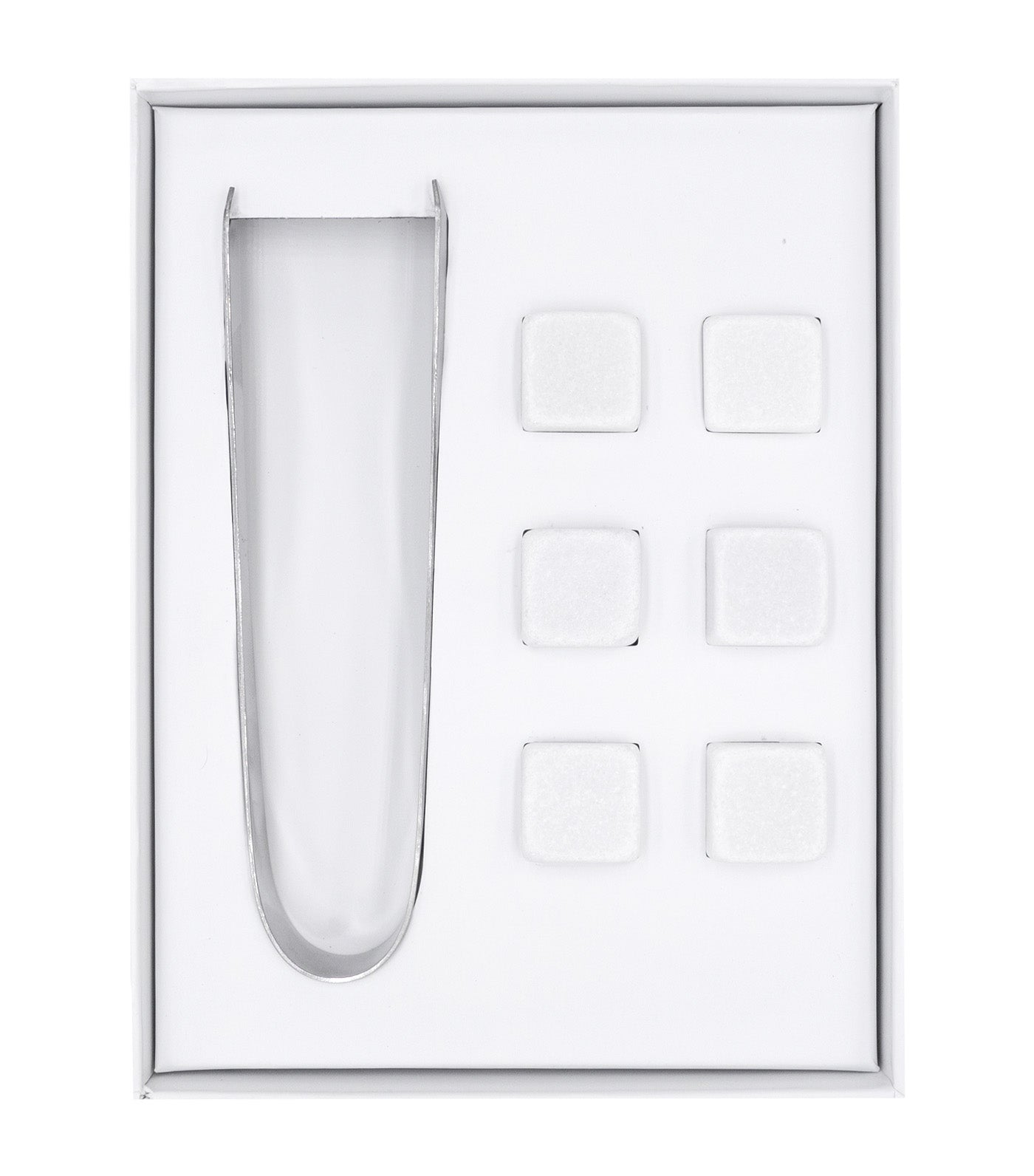 Complimentary Glacier Ice Cubes with Tongs Set