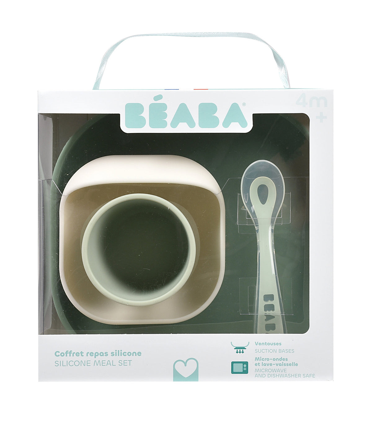 Silicone Meal Set Sage Green/Misty Green