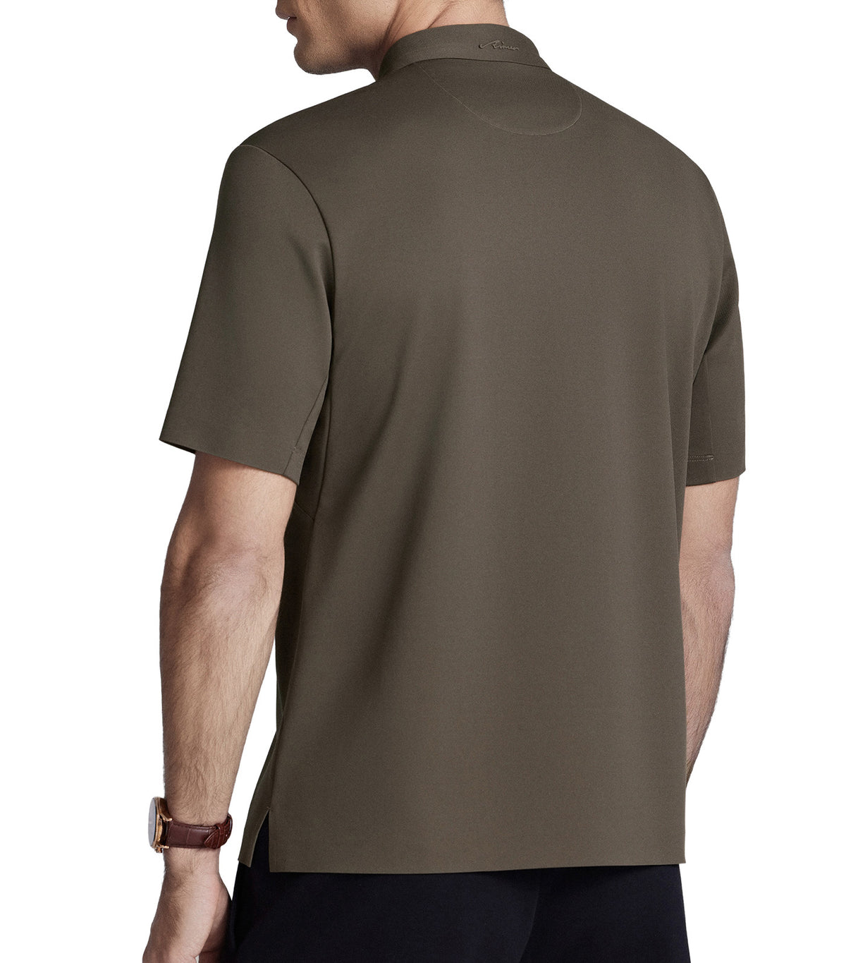 Men's Essential Smart Casual Polo Shirt Brown