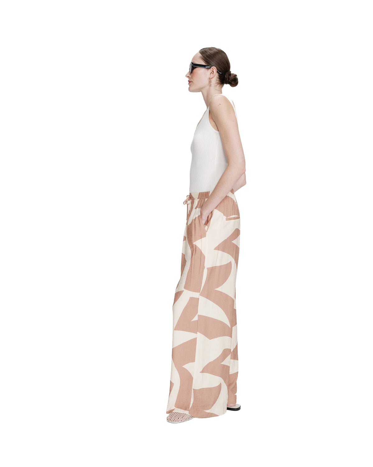 Veni Wide Trousers Mocha