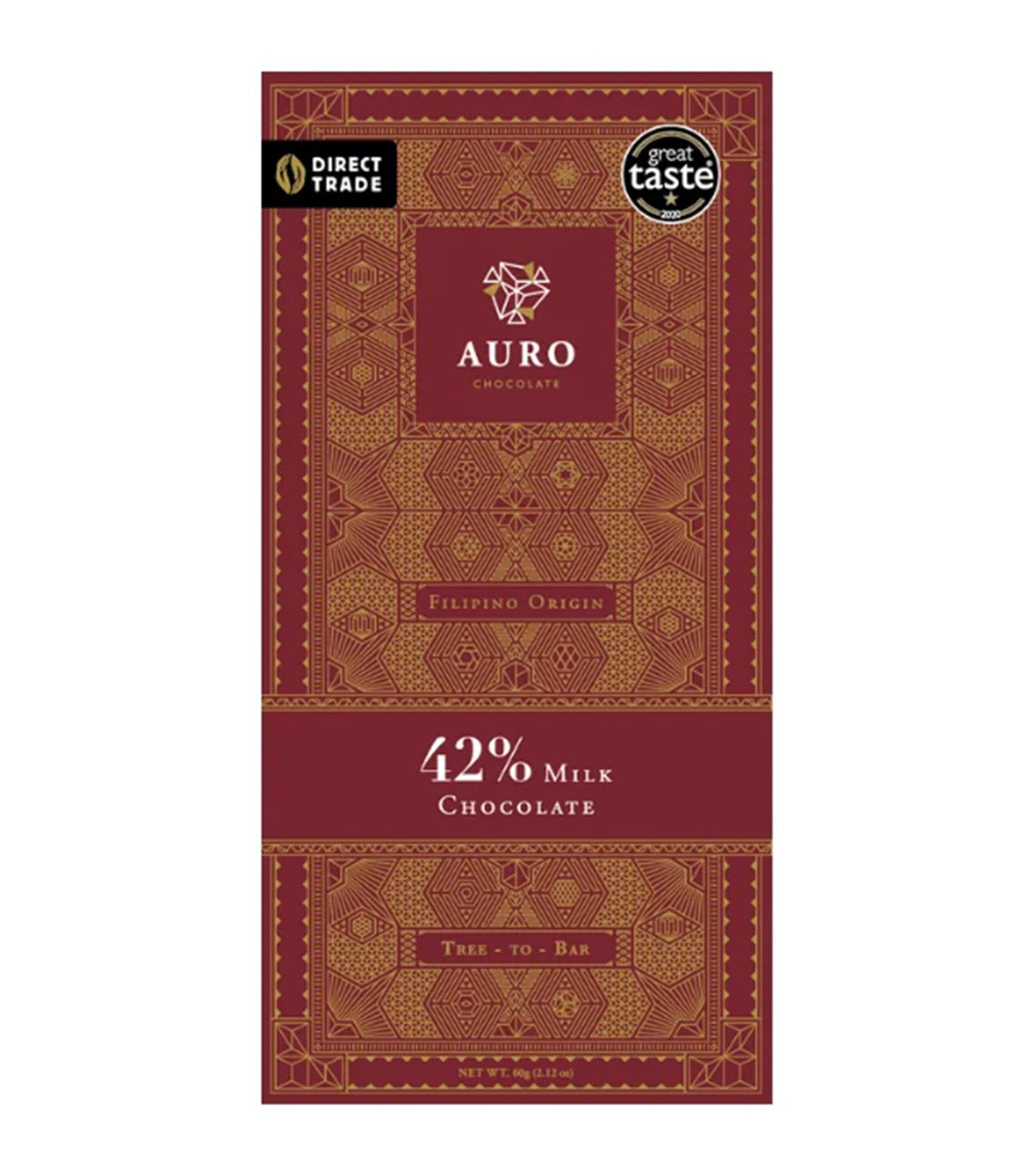 42% Milk Chocolate
60g