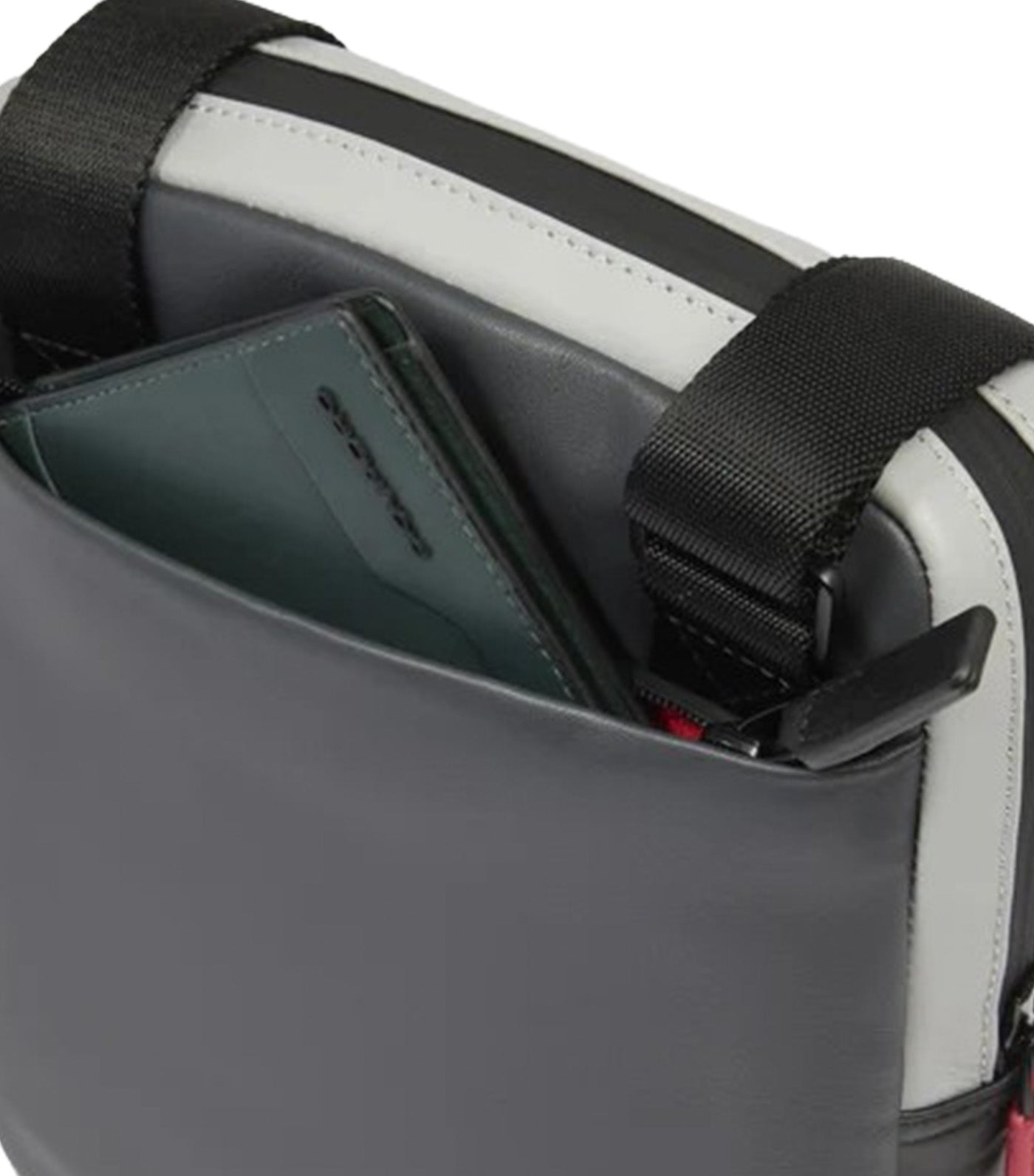 Men's Crossbody Bag Gray/Black