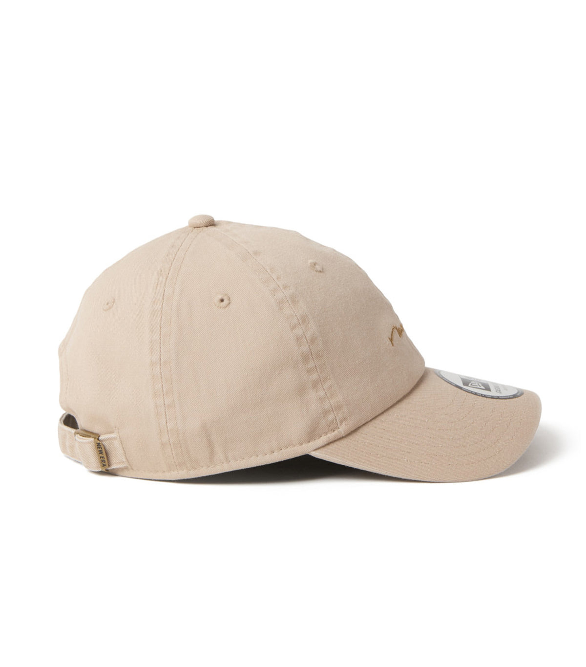 Handwritten Logo Casual Classic Cap New Beige