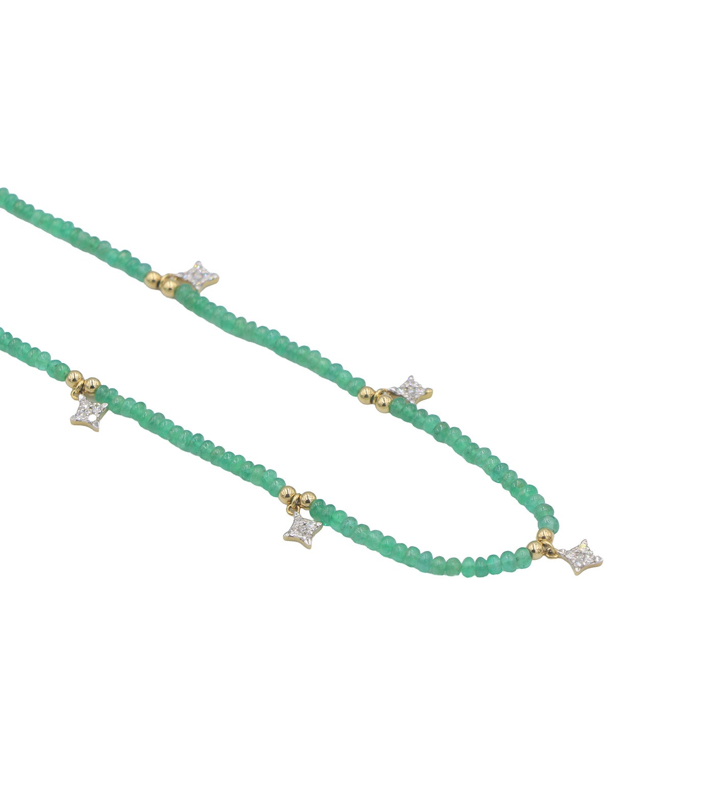Emerald Star Necklace
