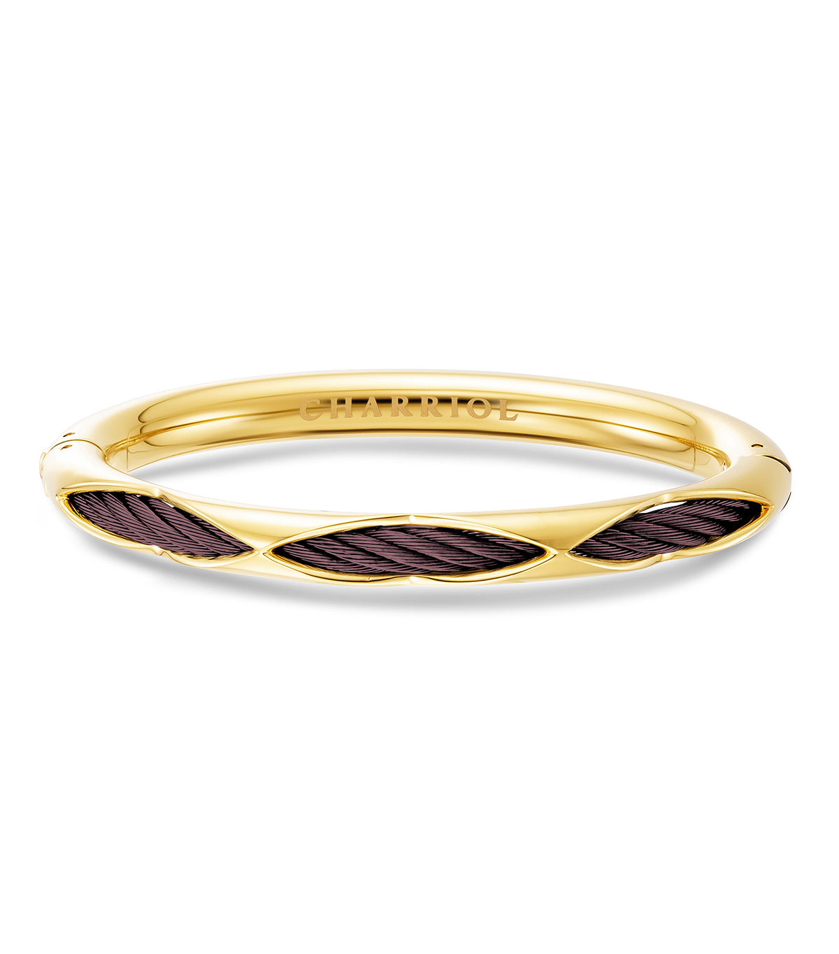 Celtic Dream Bangle Yellow Gold and Purple