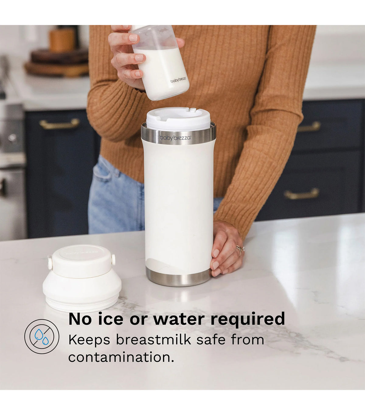 Breastmilk Portable Cooler 20oz White