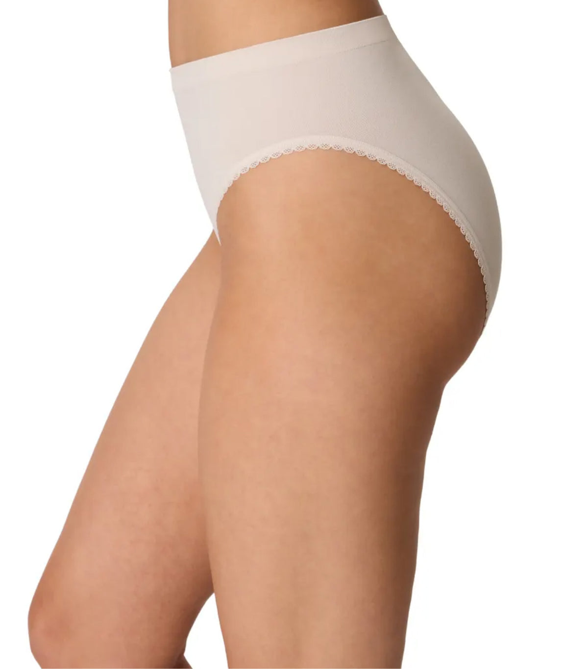 High-Cut Brief Beige Bisque