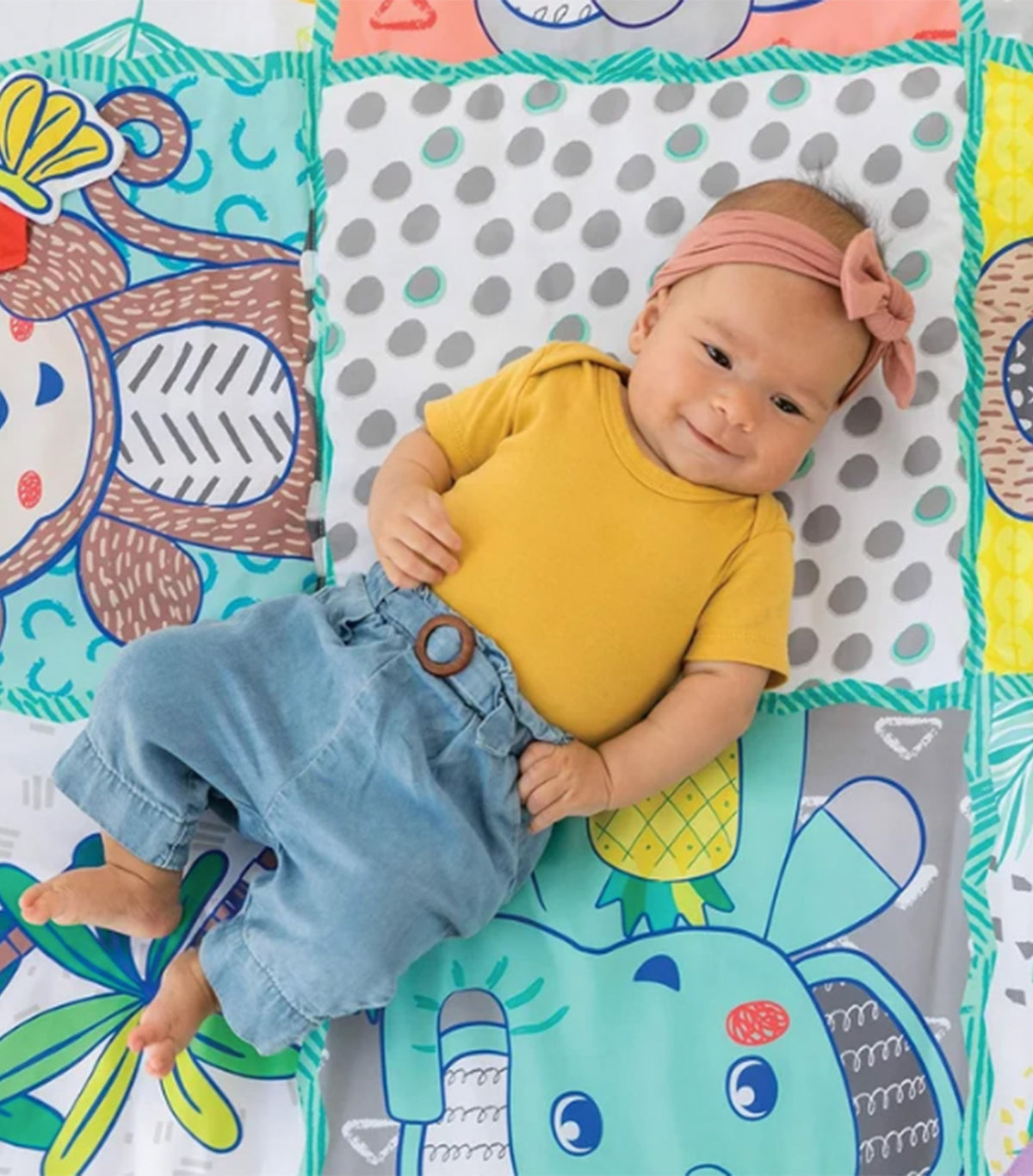 Giant Sensory Discovery Mat XL (4ft x 4ft) Animals