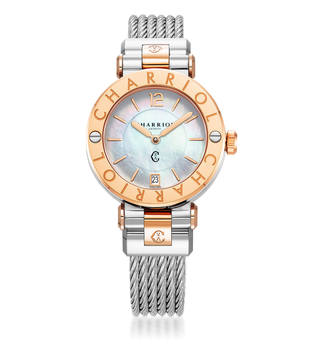 Nav Cruise Watch 36mm Stainless Steel and Rose Gold