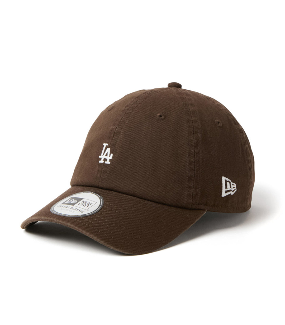 Los Angeles Dodgers Mini Logo Casual Classic Cap Walnut