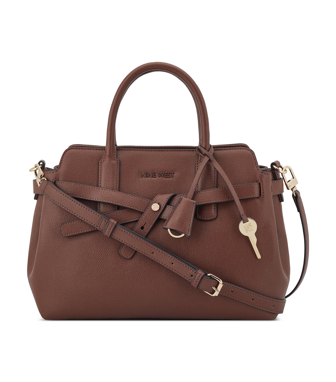 Lille 3 Comp Satchel Mahogany