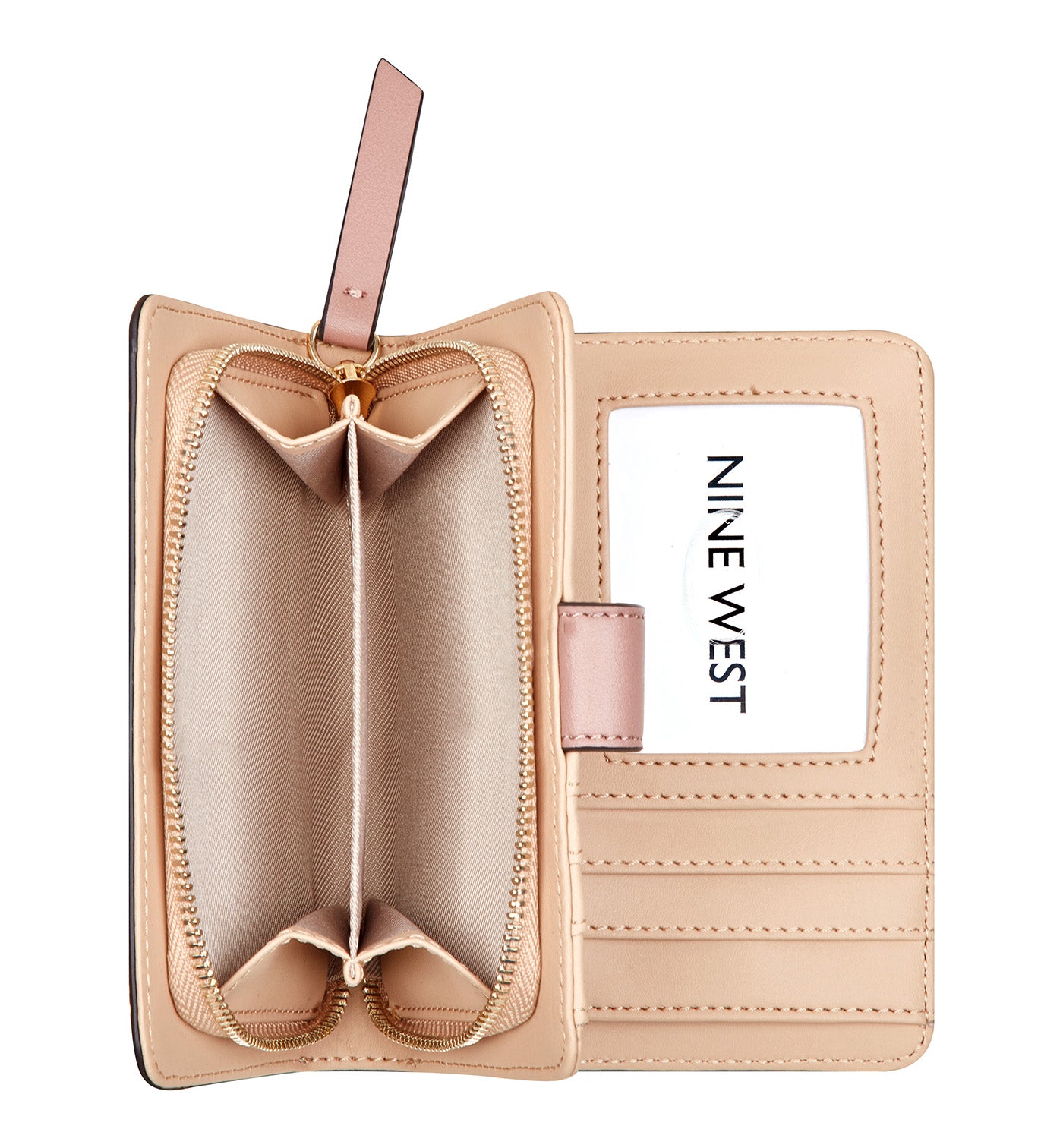 Lockup 9 SLG French Wallet Beige Logo/Dusk