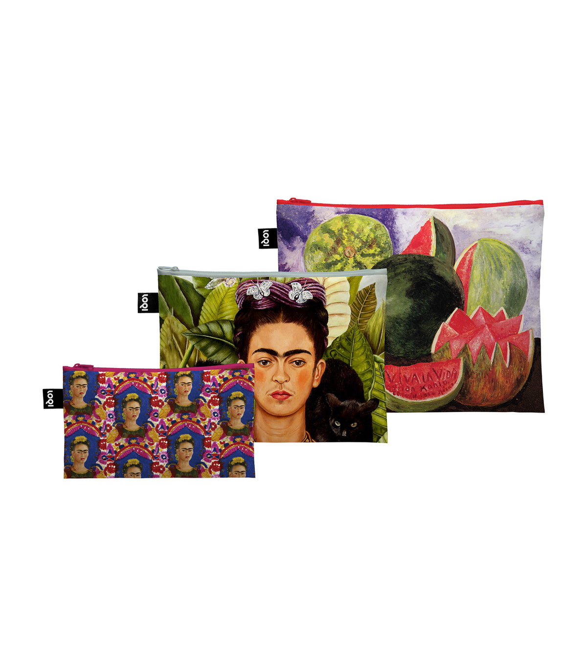 FRIDA KAHLO Recycled Zip Pockets