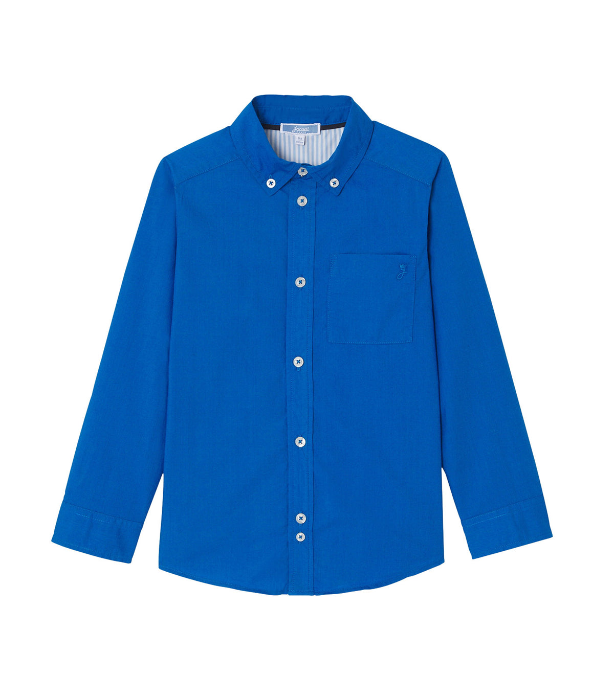 Contrebasse Longsleeve Polo Bleu Roi