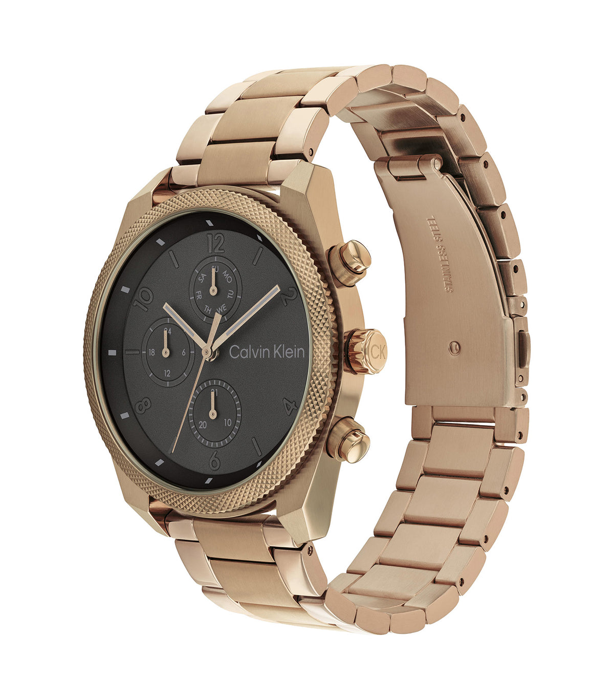 Impact 25200357 Steel Watch Rose Gold