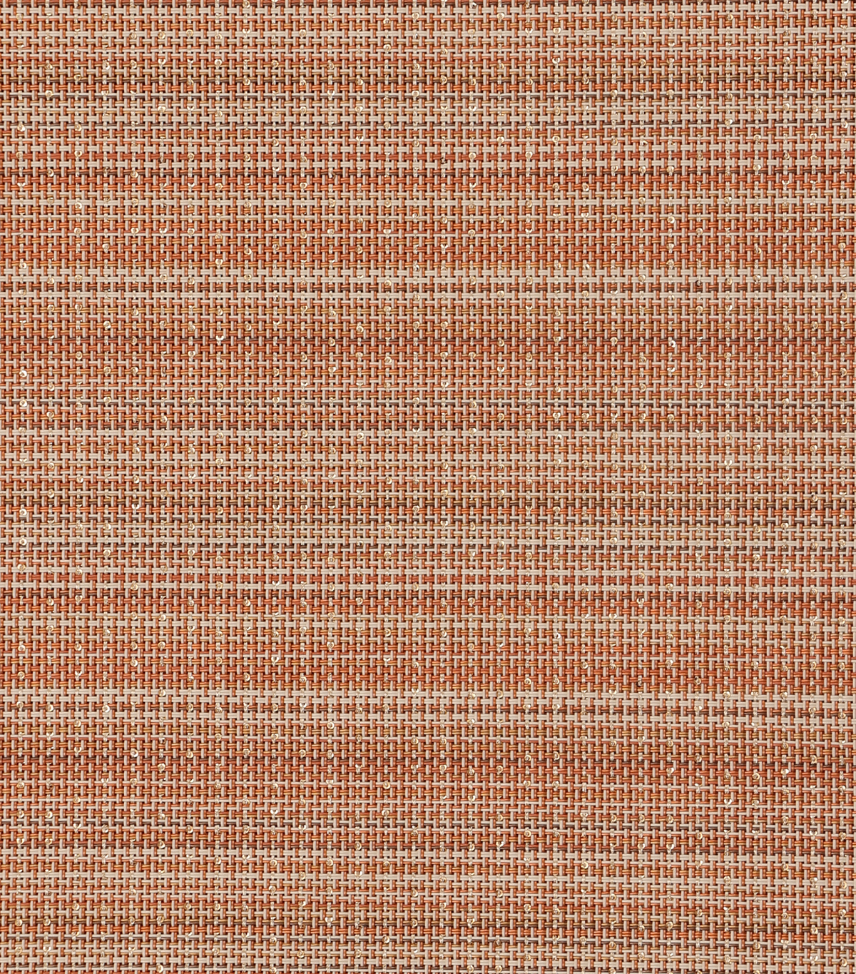 Sandford Woven Vinyl Placemat Set of 6 Copper