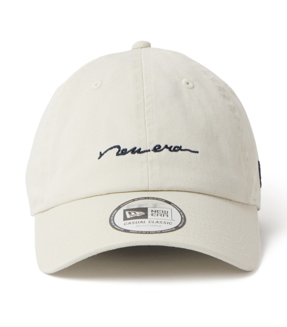 Handwritten Logo Casual Classic Cap Ivory