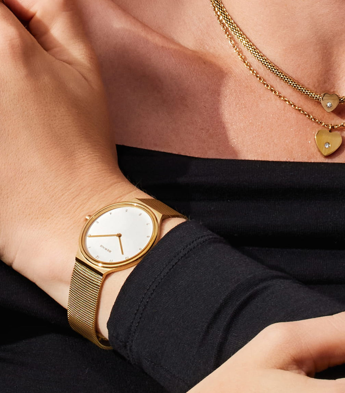 18434-334 Women's Steel Quartz Watch Gold