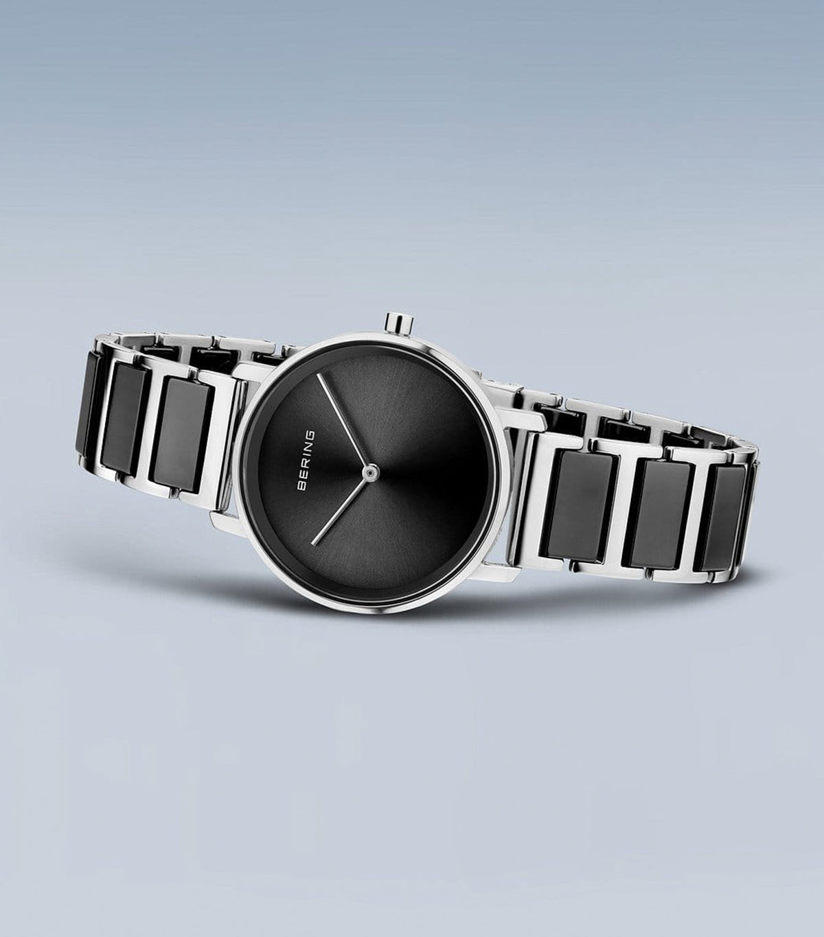 18531-742 Women's Ceramic Steel Watch Silver/Black