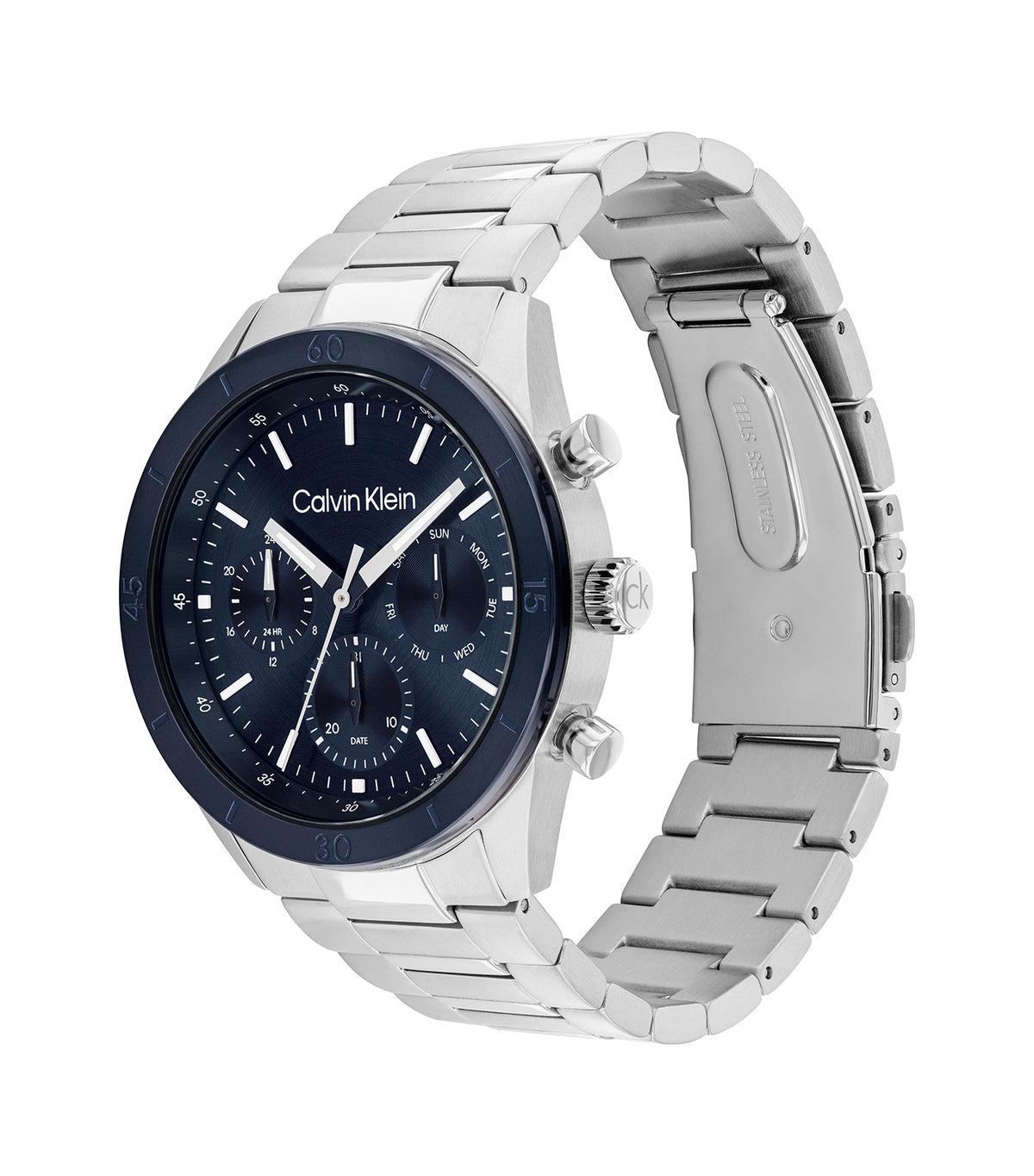 Performance 25200556 Steel Watch Silver/Blue