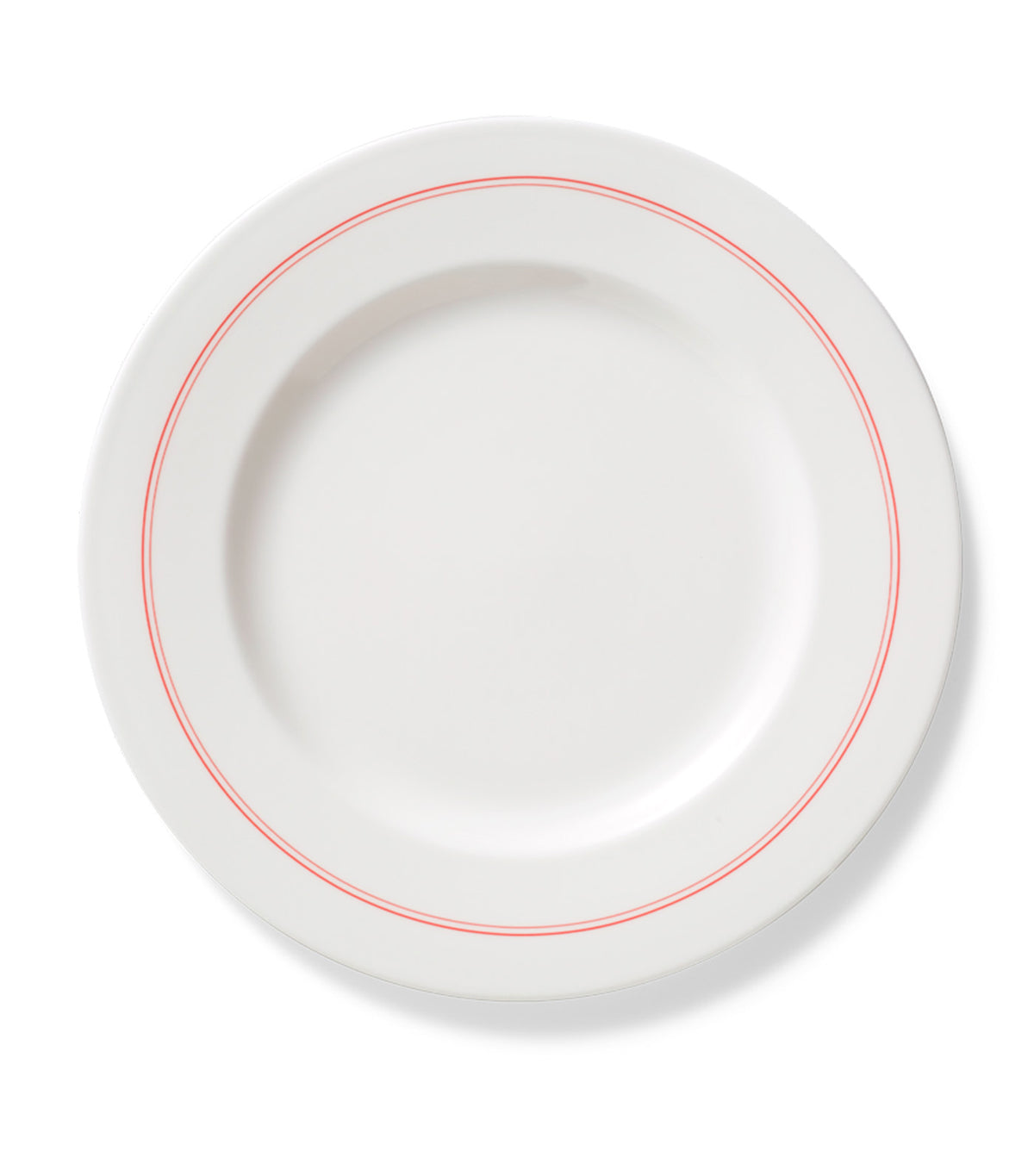 Lines Dinner Plate Set of 6 Red