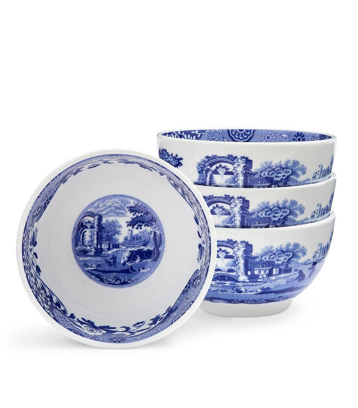 Blue Italian Dip Bowls Set of 4