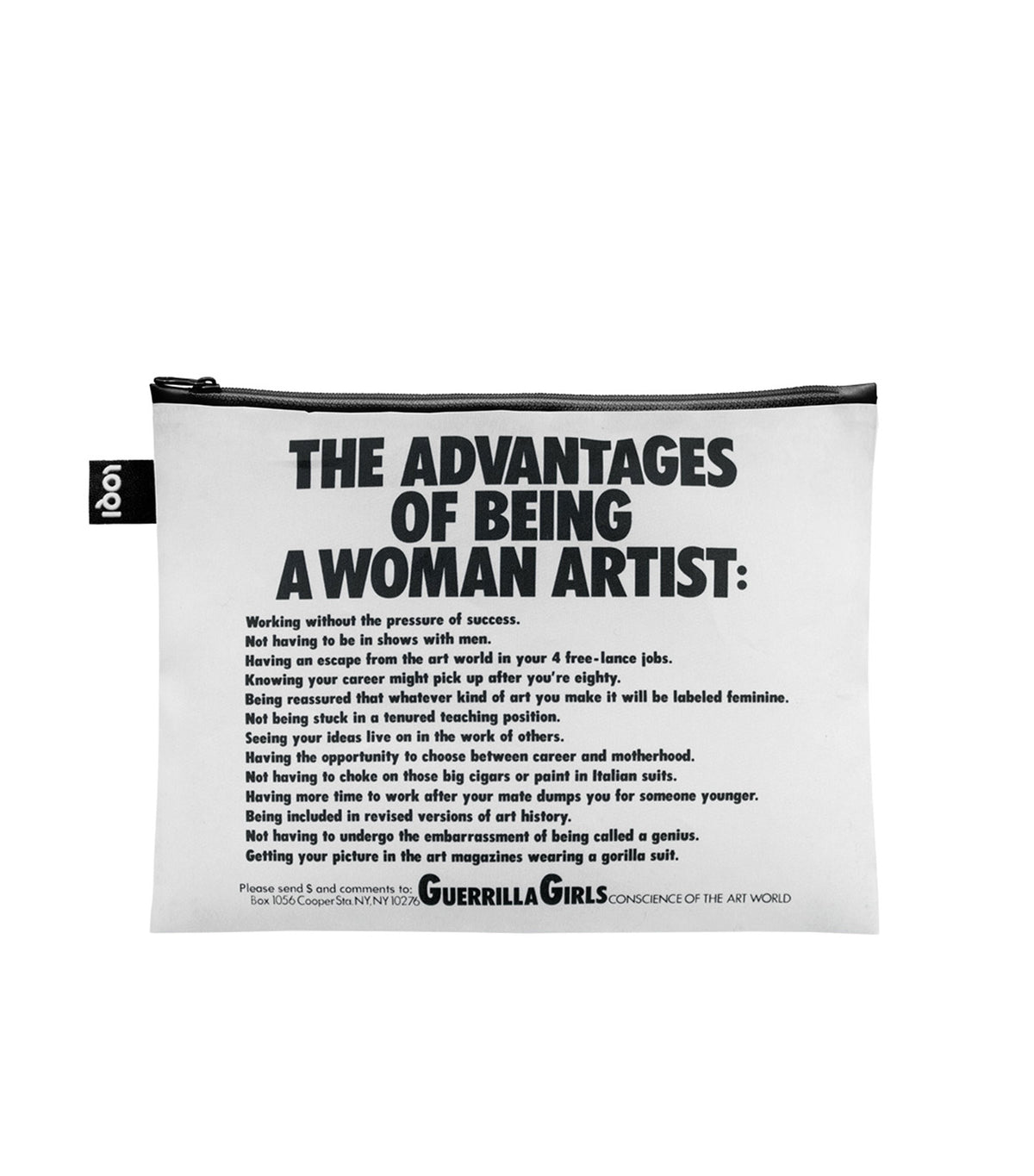 GUERRILLA GIRLS Recycled Zip Pockets