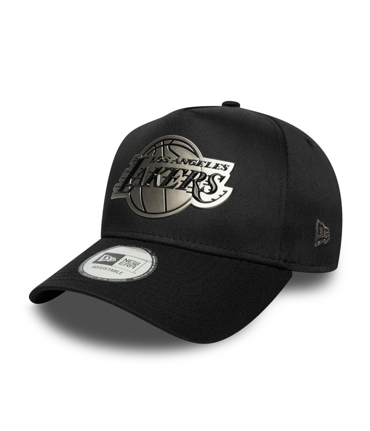 Los Angeles Lakers Metallic Frame 9FORTY E-Frame Adjustable Cap Black