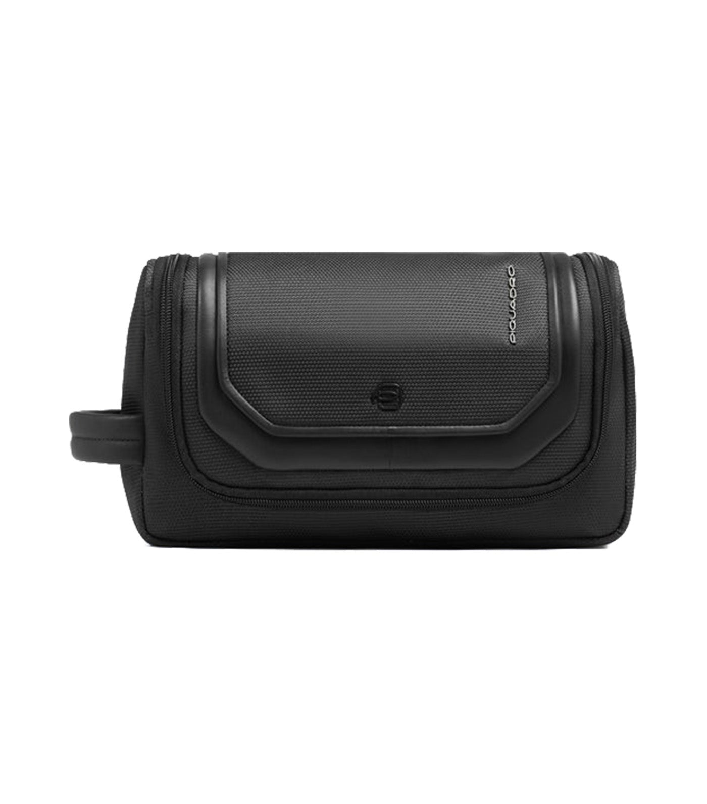 Toiletry Bag in Recycled Textile Black