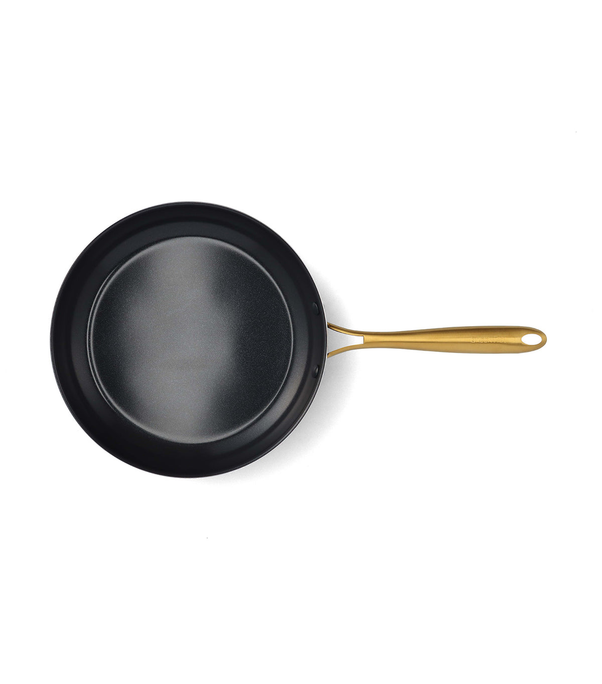 Studio Open Frypan Black with Gold Handle